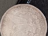 Sidabrine moneta 1884 metu O Morgan Dollar - nuotraukos Nr. 4