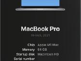 MacBook Pro 16", M1 Max, 64gb, 512gb - nuotraukos Nr. 7