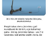Kukirin S1 Max elektrinis paspirtukas - nuotraukos Nr. 2
