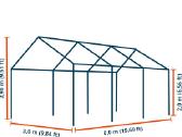 Sodo,lauko šventinė palapinė, pavėsinė, 3*6 - nuotraukos Nr. 3
