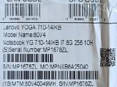 Lenovo Yoga 710-14ikb (2 viename) su dėklu - nuotraukos Nr. 8
