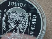 Algirdas Julius Greimas 20 eurų sidabrinė moneta - nuotraukos Nr. 2