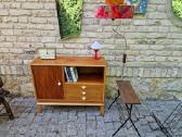 Vintažinė mid century tikmedžio indauja - nuotraukos Nr. 25