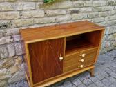 Vintažinė mid century tikmedžio indauja - nuotraukos Nr. 27