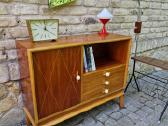 Vintažinė mid century tikmedžio indauja - nuotraukos Nr. 29