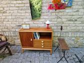 Vintažinė mid century tikmedžio indauja - nuotraukos Nr. 30