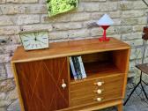Vintažinė mid century tikmedžio indauja - nuotraukos Nr. 36