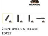 Pigiai saviginai ar turizmui žibintuvas Nitecore - nuotraukos Nr. 2
