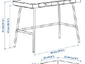 Fainas Ikea bambukinis staliukas Lillsen - nuotraukos Nr. 3