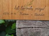 Vintažinis medinis sienos bareljefas. - nuotraukos Nr. 2