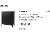 Komoda su stalčiais Ikea Koppang - nuotraukos Nr. 2