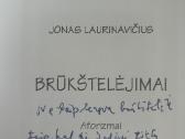 Brūkštelėjimai. J. Laurinavičius su autografu - nuotraukos Nr. 2