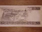 Lietuvos 50 litu banknotas - nuotraukos Nr. 2
