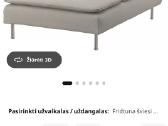 Ikea Soderhamn gulimasis fotelis - nuotraukos Nr. 4