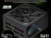 Gamemax GX 1050g Pro – 1050w 80+ Gold Naujas ! - nuotraukos Nr. 3