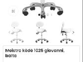 Meistro kėdė 1025 Giovanni, balta - nuotraukos Nr. 4