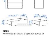 Ikea malm komoda 6 stalčių - nuotraukos Nr. 2