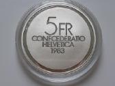 Šveicarija 5 frankai 1983 - nuotraukos Nr. 2