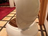 Garden Egg Chair su natūraliu audinės kailiu - nuotraukos Nr. 9