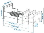 Ikea lova + čiužinys + grotelės - nuotraukos Nr. 4