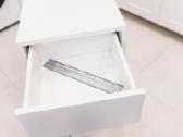 Ikea Eket baltos spintelės su 2 stalčiais, 2 vnt. - nuotraukos Nr. 2