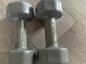 2 vnt. 5 kg Hms hanteliai - svarmenys - nuotraukos Nr. 2