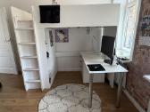 Dviaukštė Ikea lova su spinta, stalu ir spintele - nuotraukos Nr. 5