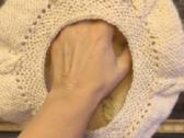 Megzta berete, naturali vilna, handmade - nuotraukos Nr. 3