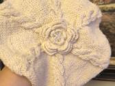 Megzta berete, naturali vilna, handmade - nuotraukos Nr. 4