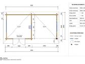 Sodo namas Žara medinė konstrukcija 43,5 m² - nuotraukos Nr. 8