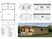 Sodo namas Žara medinė konstrukcija 43,5 m² - nuotraukos Nr. 10