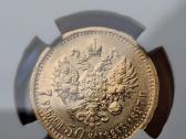 1897 7.5 rubliai auksas reta moneta Nikolajus - nuotraukos Nr. 3