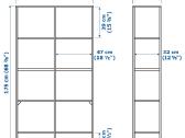 Ikea Vittsjö Lentyna, tamsiai ruda/stiklas - nuotraukos Nr. 3