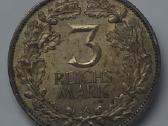 3 Reichsmark 1925 m. A – Veimaro respublika - nuotraukos Nr. 2