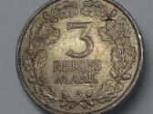 3 Reichsmark 1925 m. A – Veimaro respublika - nuotraukos Nr. 5