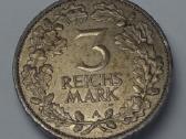 3 Reichsmark 1925 m. A – Veimaro respublika - nuotraukos Nr. 6