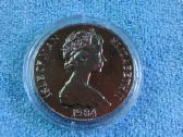 Moneta Isle of Man, 1984m. 1 krona, cu-ni - nuotraukos Nr. 2