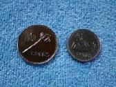 Fiji 1998 10 cent. 1987 5 cent.