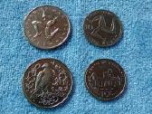 Monetos Isle of Man 4x10 pensu, cu-ni