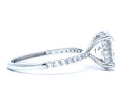 Sužadėtuvių žiedas su LG briliantu (3,33ct) - nuotraukos Nr. 2