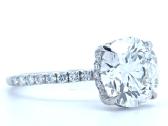 Sužadėtuvių žiedas su LG briliantu (3,33ct) - nuotraukos Nr. 5