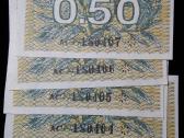 1991 m. 0,5 ir 1 talonai be užrašų Unc - nuotraukos Nr. 6