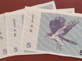 1991 m. 1, 3, 5 talonai su užrašais Unc - nuotraukos Nr. 3