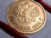 Nikolajus II 1899m Fz 10 rublių auksas - nuotraukos Nr. 5