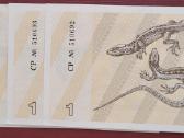 1991 m. 1, 3, 5 talonai su užrašais Unc - nuotraukos Nr. 9