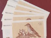 1992 m. 1 ir 10 talonai Unc - nuotraukos Nr. 3