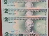 1 ir 2 litų banknotai Unc - nuotraukos Nr. 3