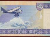 10 litų 2001 m. ir 2007 m. banknotai Unc - nuotraukos Nr. 2