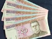 20 litų 2007 m. banknotai Unc - nuotraukos Nr. 3