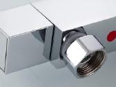 Termostatinis dušo maišytuvas, 20–50 c, chromuota - nuotraukos Nr. 2